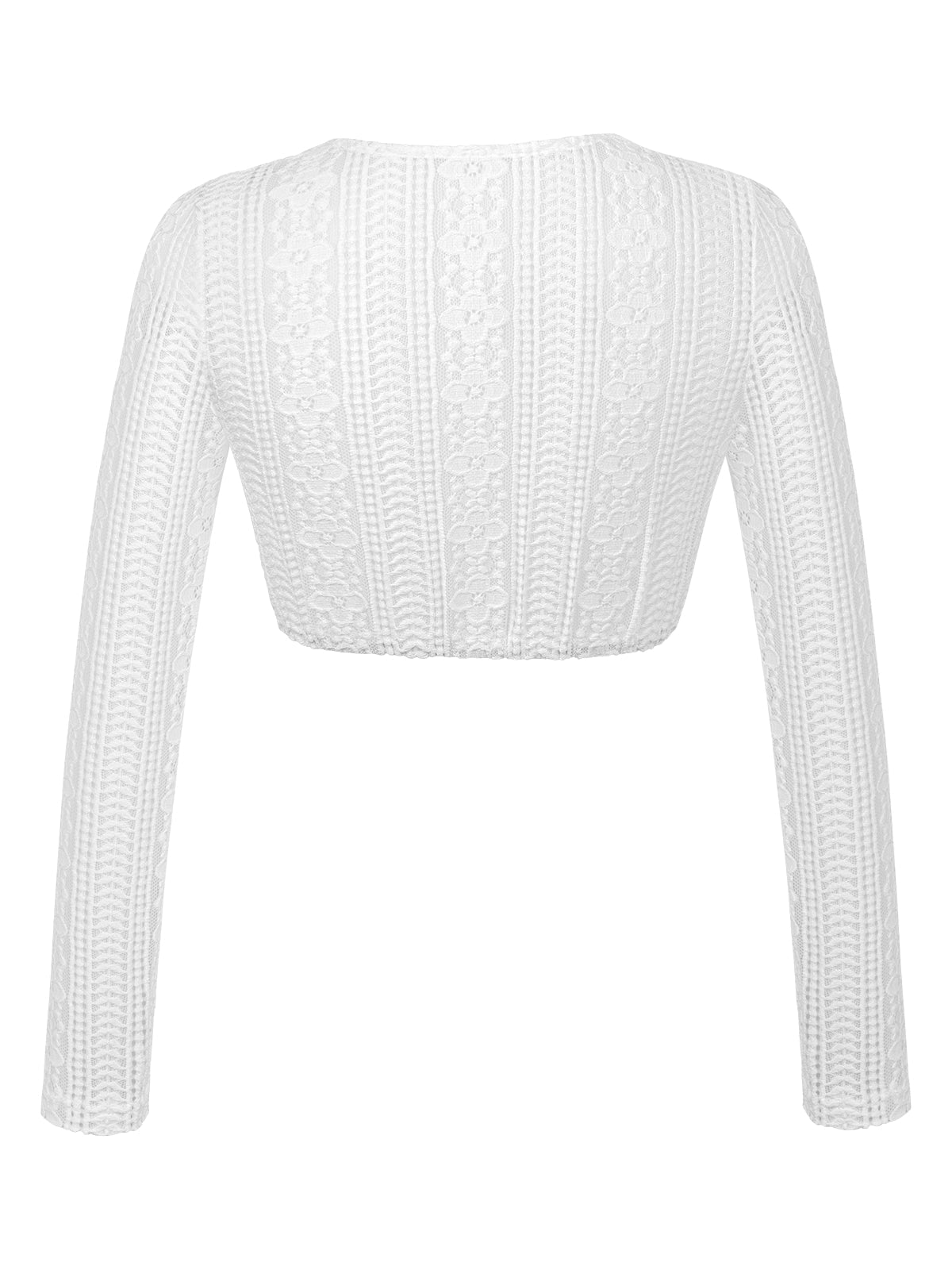 Aney Trachtenbluse in Weiß – langarm
