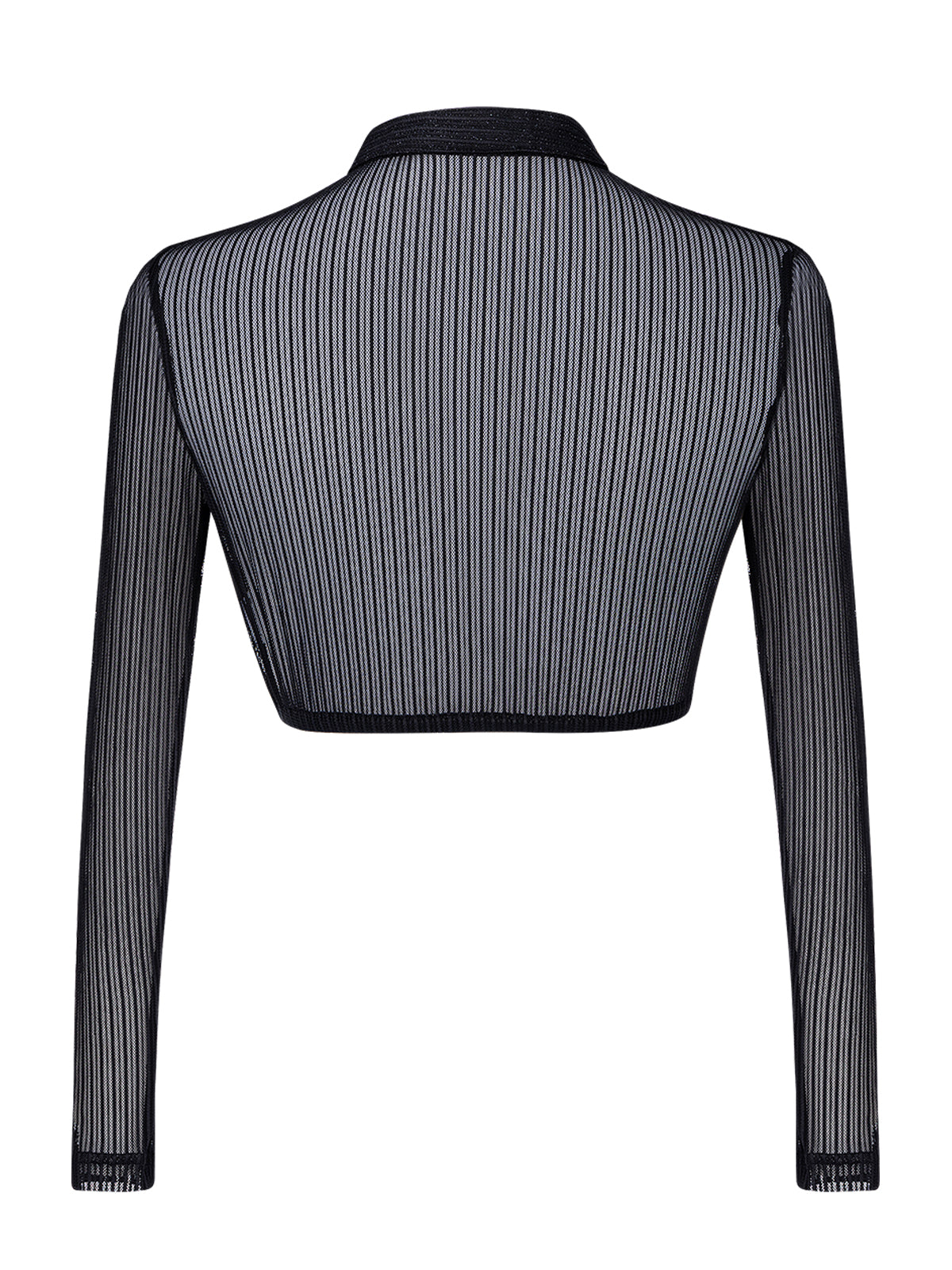Liss Trachtenbluse in schwarz – langarm, hochgeschlossen