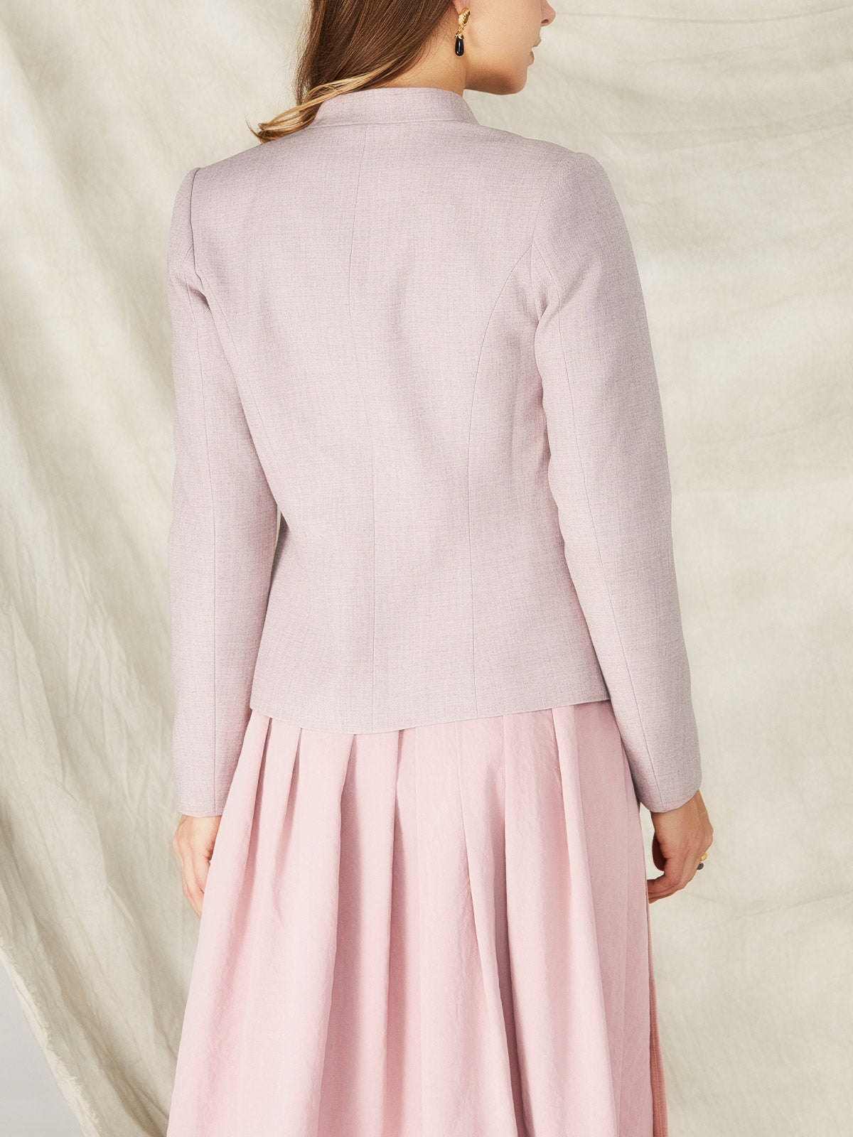 Klassisch: Trachtenjacke Damenjacke Barly Nelke – Lila