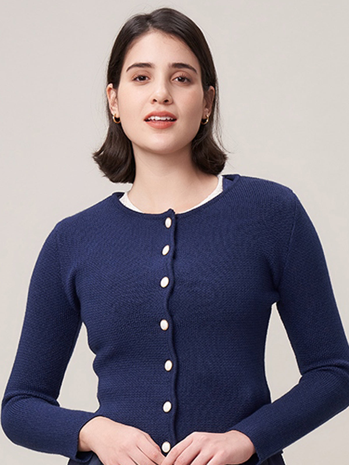 Klassisch: Trachtenstrick Strickjacke Mira Dark