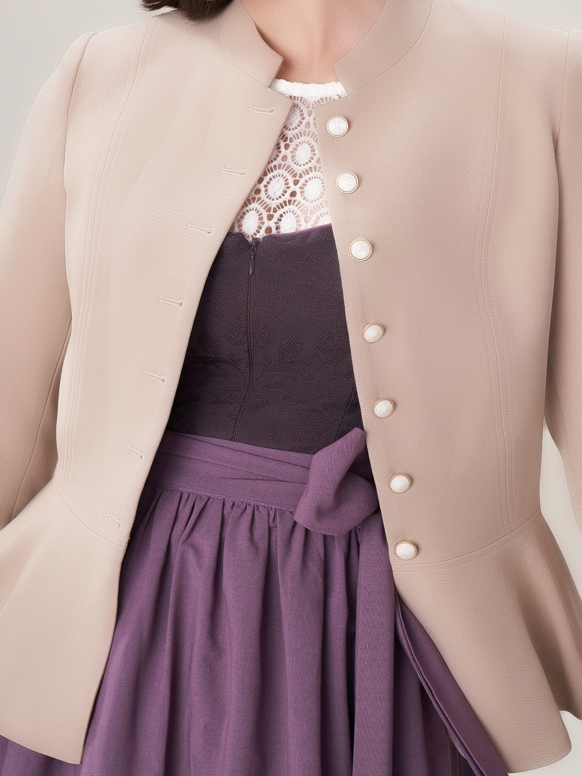 Klassisch: Trachtenjacke Damenjacke Candela Fog – Braun