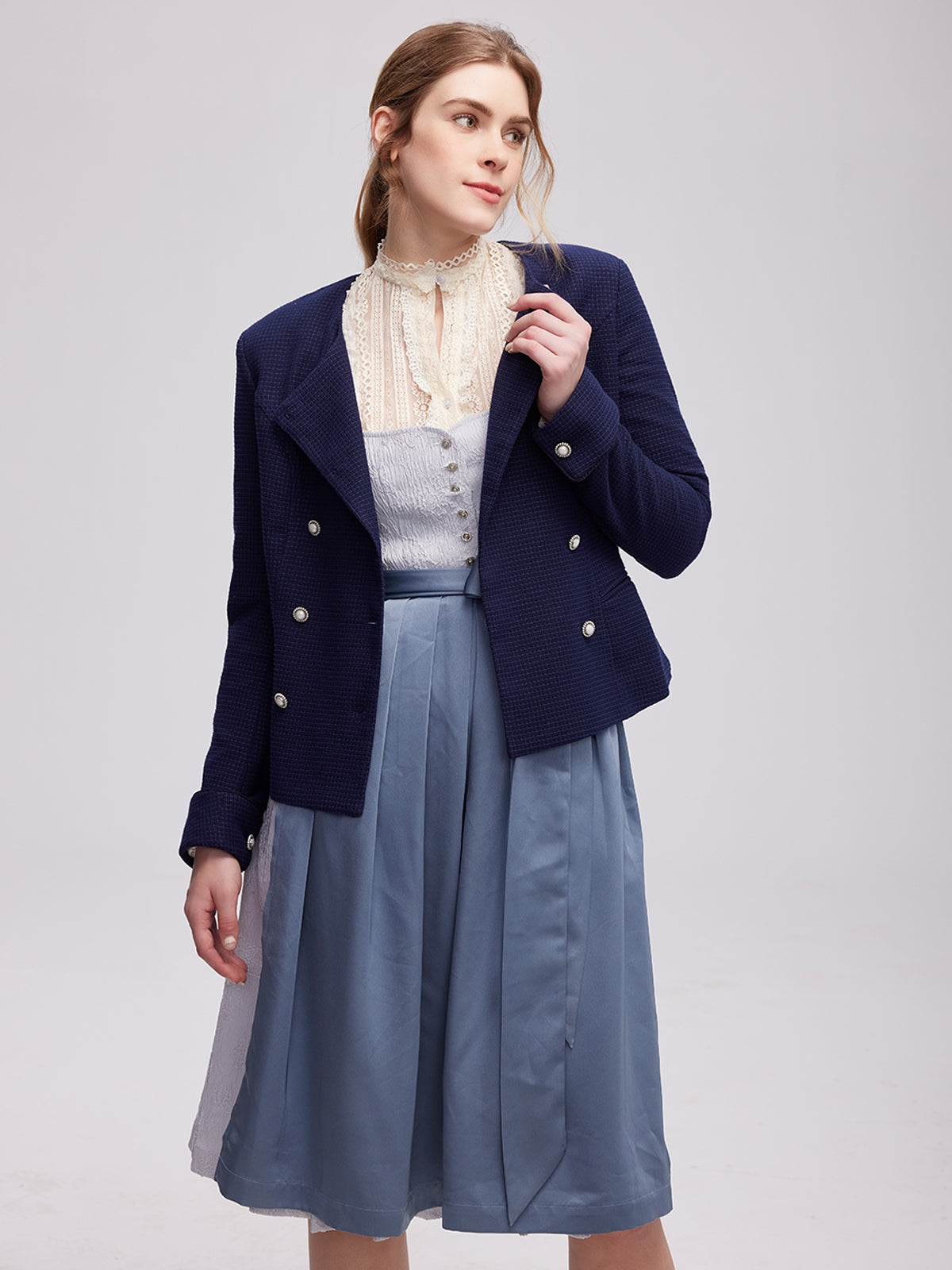 Klassisch: Trachtenjacke Damenjacke Josie – Blau