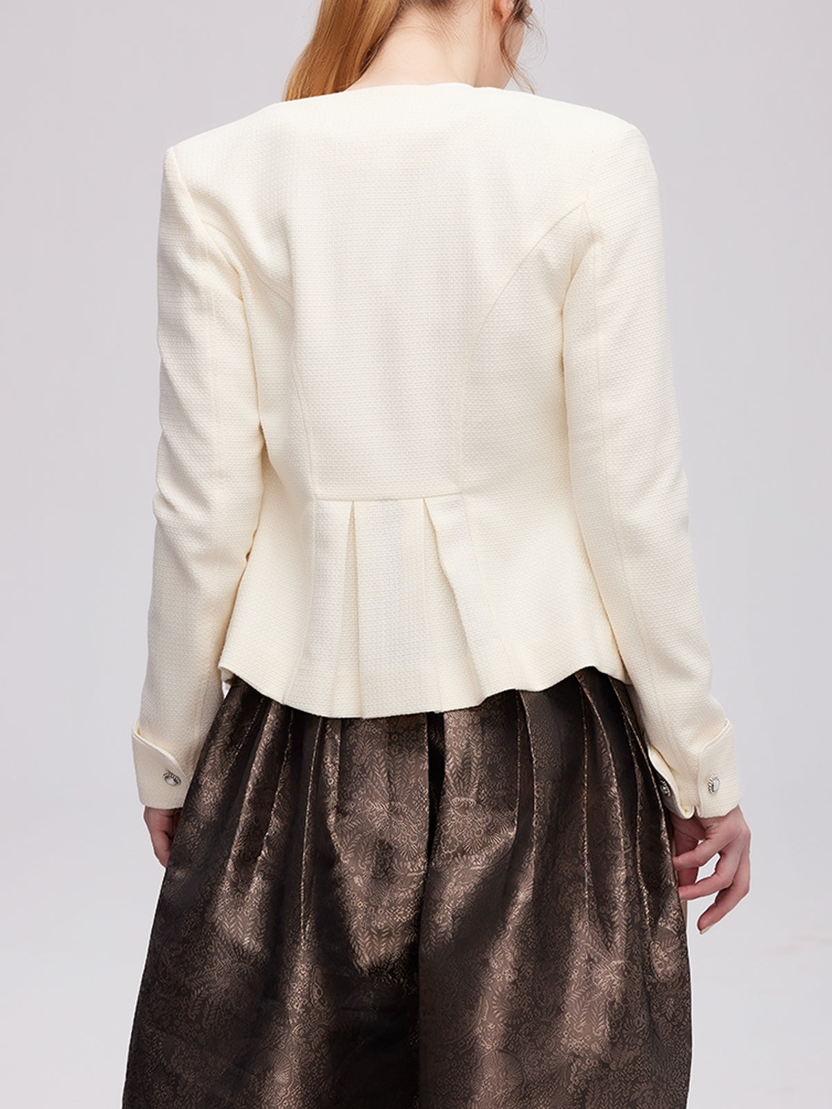 Klassisch: Trachtenjacke Damenjacke Josie – Weiß